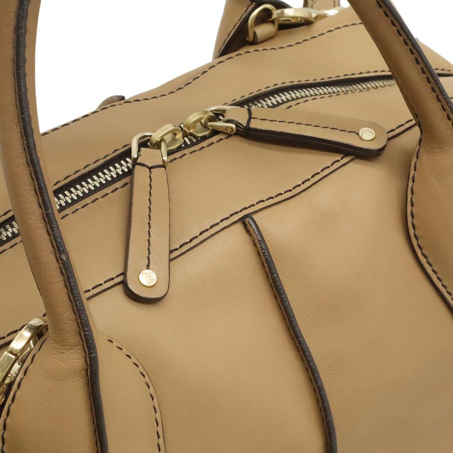 TOD'S トッズ D-styling Dスタイリング Dバッグ ハンドバッグ ミニボストン 2WAY ショルダーバッグ レザー ブラウンベージュ系 | TOD'S | 04
