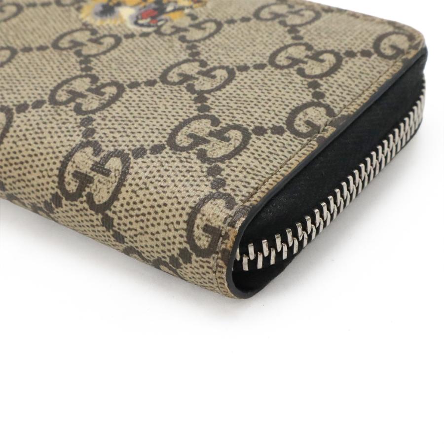 GUCCI グッチ ベスティアリー GGスプリーム ラウンドファスナー コインケース 小銭入れ コインパース タイガープリント トラ PVC | GUCCI | 02