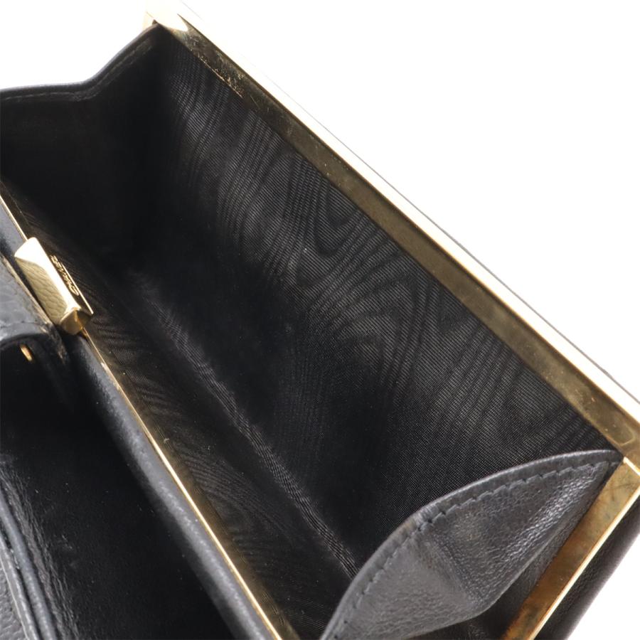 CHANEL シャネル ココマーク がま口 ガマ口 長財布 キャビアスキン レザー ブラック 黒 ゴールド金具 A13498 | CHANEL | 07