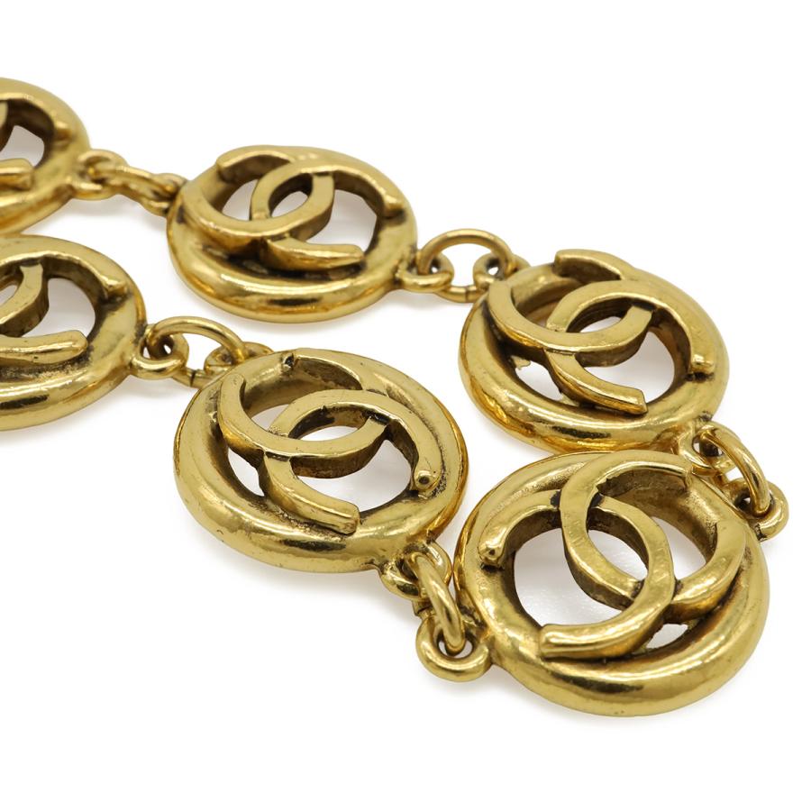 CHANEL シャネル ココマーク サークル チェーン ブレスレット ヴィンテージ GP ゴールド | CHANEL | 02