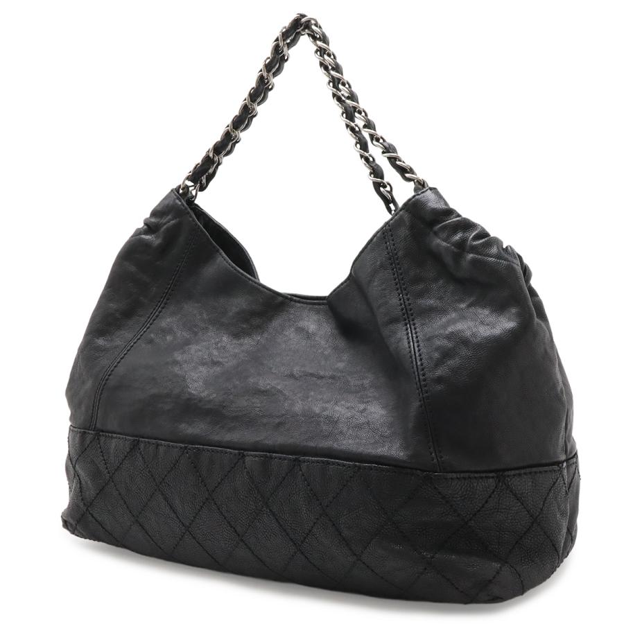 CHANEL シャネル ココカバス ココマーク ショルダーバッグ チェーンショルダー レザー ブラック 黒 シルバー金具 A33986 | CHANEL | 01