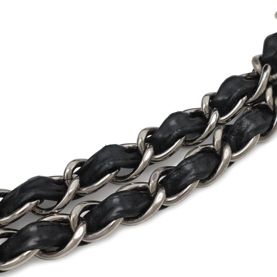 CHANEL シャネル ココカバス ココマーク ショルダーバッグ チェーンショルダー レザー ブラック 黒 シルバー金具 A33986 | CHANEL | 04