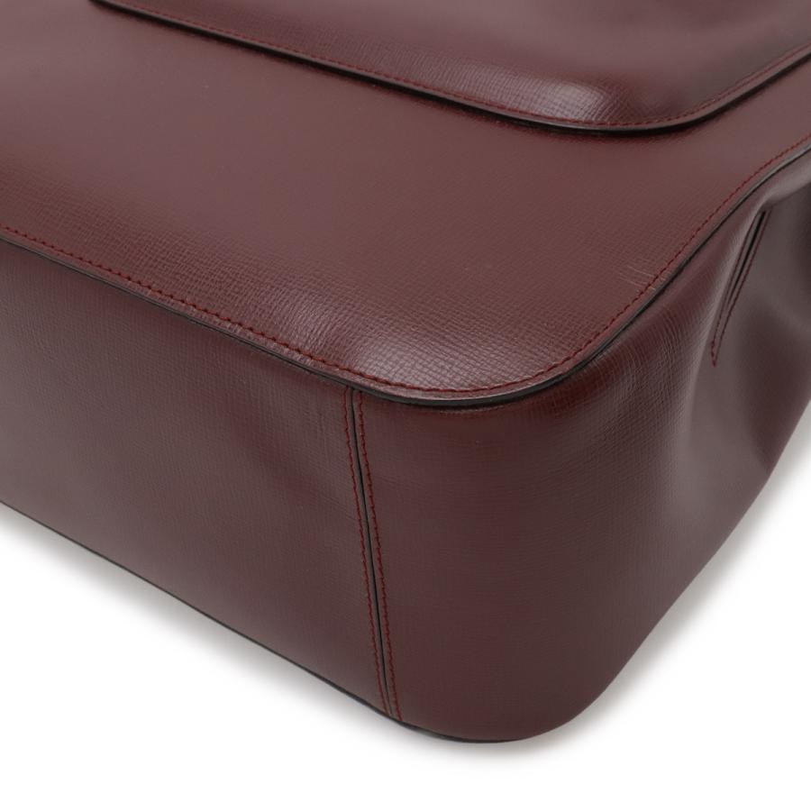 Cartier カルティエ マストライン マスト ドゥ カルティエ トートバッグ ショルダーバッグ セミショルダー 肩掛け レザー ボルドー | Cartier | 02