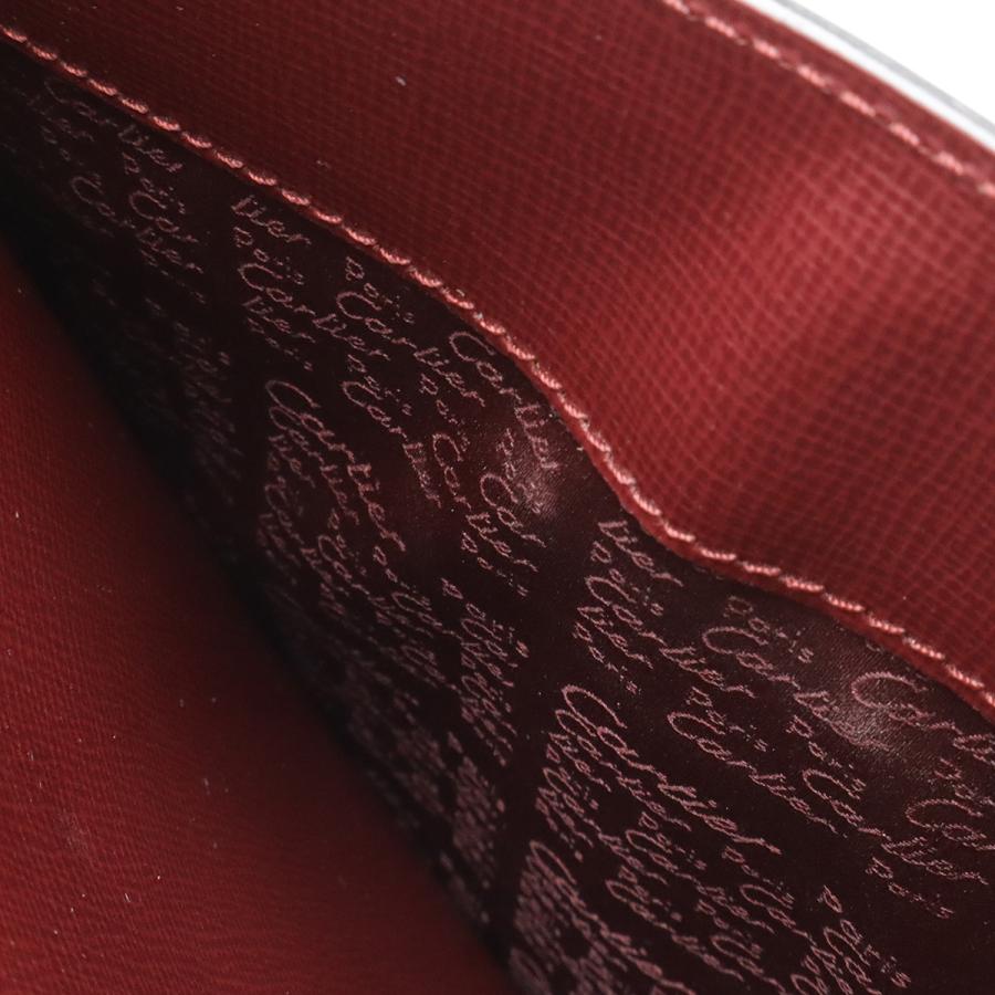 Cartier カルティエ マストライン マスト ドゥ カルティエ トートバッグ ショルダーバッグ セミショルダー 肩掛け レザー ボルドー | Cartier | 06