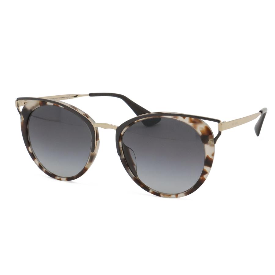 PRADA プラダ サングラス アイウェア キャットアイ フォックスシェイプ スモークグラデーション ブラウン系マーブル 54□20 SPR66T-F | PRADA