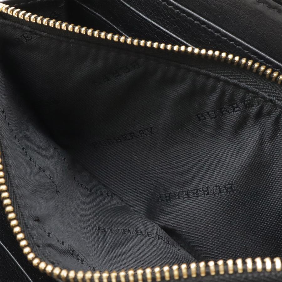 BURBERRY バーバリー シャドーホース ノバチェック ジップアラウンドウォレット ラウンドファスナー 長財布 レザー キャンバス ブラック | BURBERRY | 06