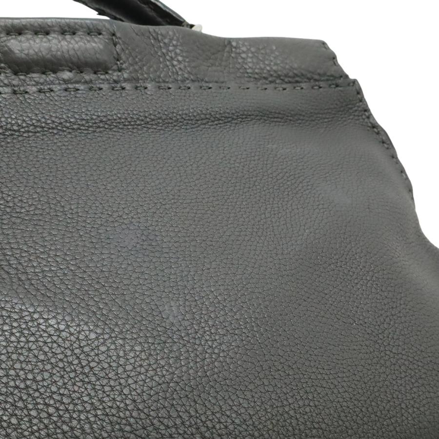 FENDI フェンディ セレリア ピーカブー フィット ビジネスバッグ ブリーフケース ハンドバッグ レザー グレー ブルー シルバー金具 | FENDI | 08