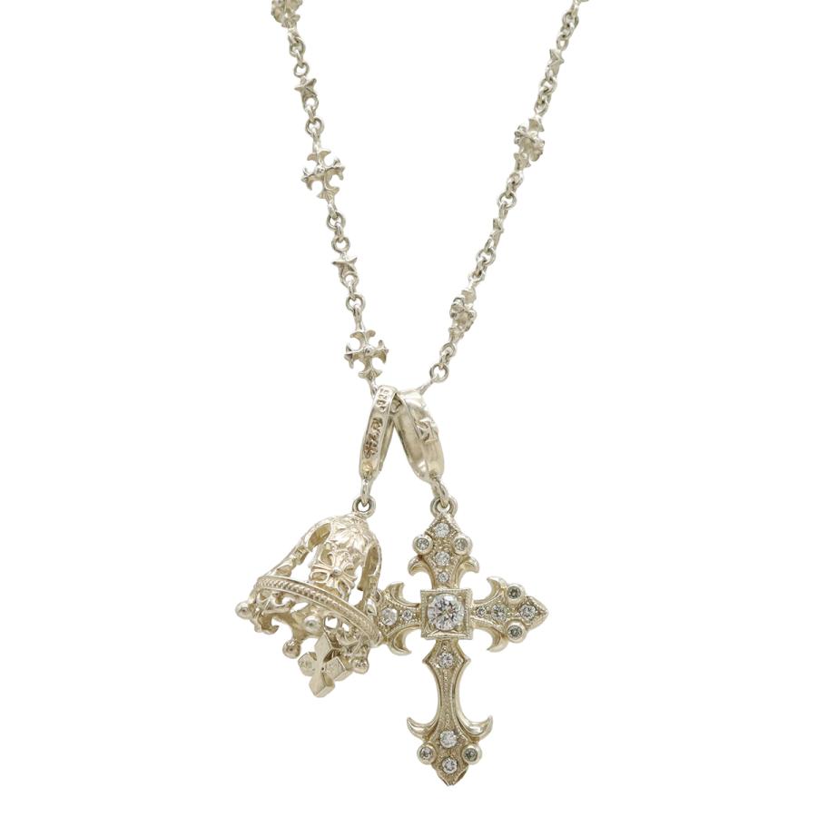 Loree Rodkin ローリー ロドキン フルッドゥリースタークロス ベルネックレス ペンダント SV925 ジルコニア シルバー | Loree Rodkin