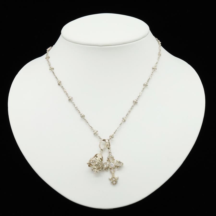 Loree Rodkin ローリー ロドキン フルッドゥリースタークロス ベルネックレス ペンダント SV925 ジルコニア シルバー | Loree Rodkin | 07