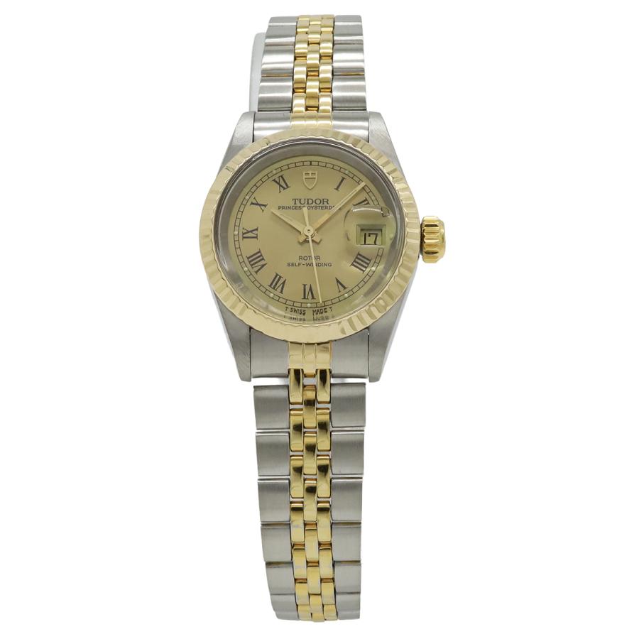 TUDOR チュードル チューダー プリンセス オイスターデイト シャンパン文字盤 レディース SS AT オートマ 自動巻き 腕時計 92413N | TUDOR