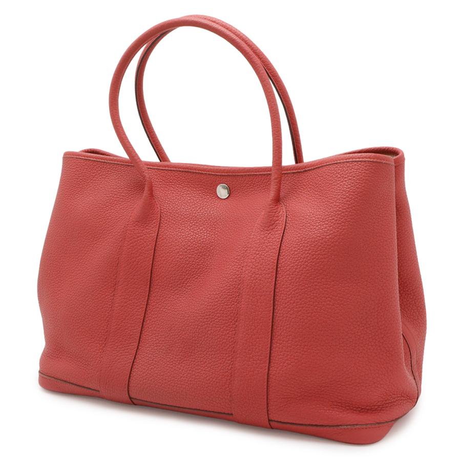 HERMES エルメス ガーデンパーティPM トートバッグ ハンドバッグ ネゴンダ レザー ローズアザレ ピンク シルバー金具 □O刻印 | HERMES | 01