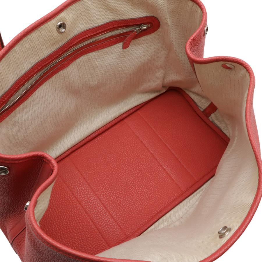 HERMES エルメス ガーデンパーティPM トートバッグ ハンドバッグ ネゴンダ レザー ローズアザレ ピンク シルバー金具 □O刻印 | HERMES | 05