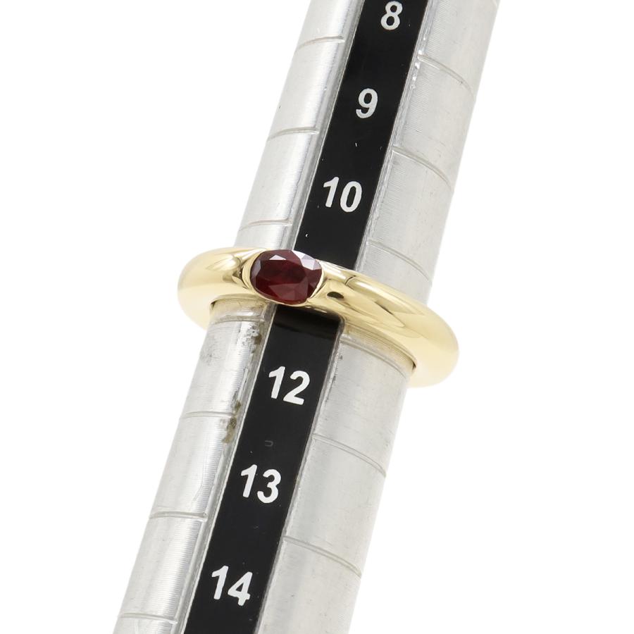 Cartier カルティエ エリプス ルビー リング 指輪 K18YG イエローゴールド #51 日本サイズ約11号 | Cartier | 04