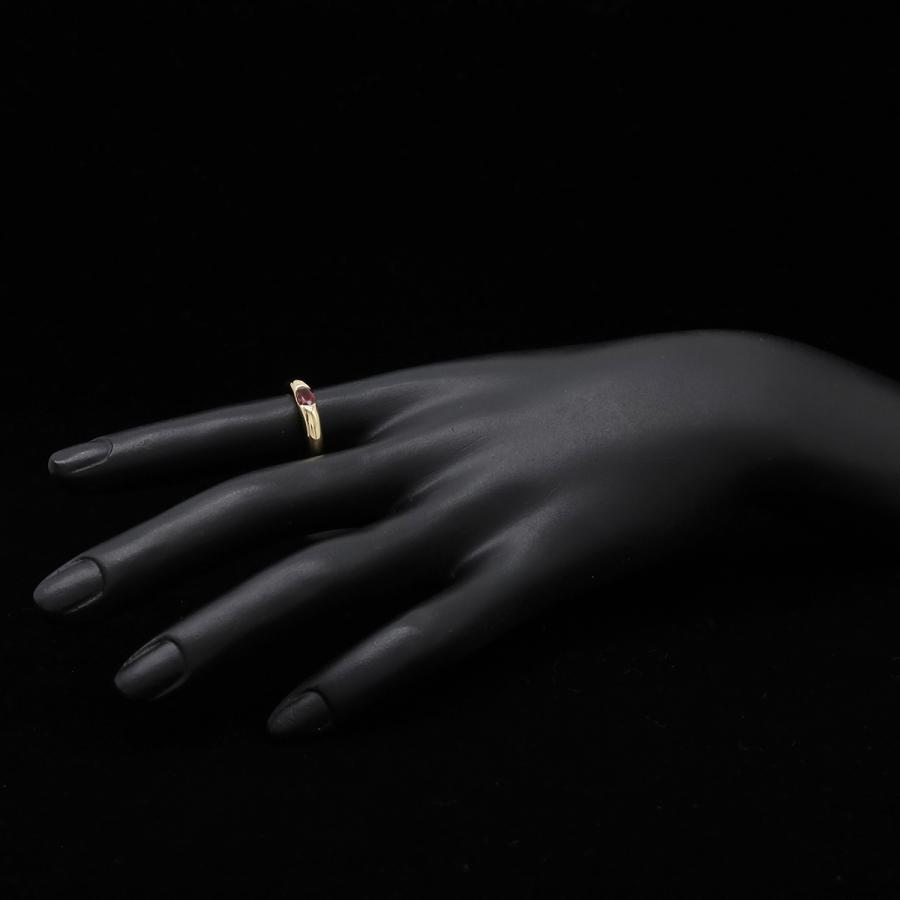 Cartier カルティエ エリプス ルビー リング 指輪 K18YG イエローゴールド #51 日本サイズ約11号 | Cartier | 05