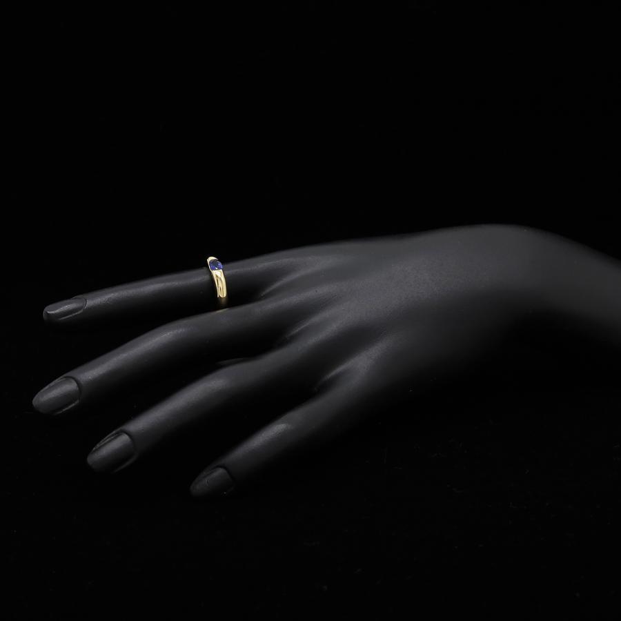 Cartier カルティエ エリプス サファイア リング 指輪 K18YG イエローゴールド #50 日本サイズ約10号 | Cartier | 05