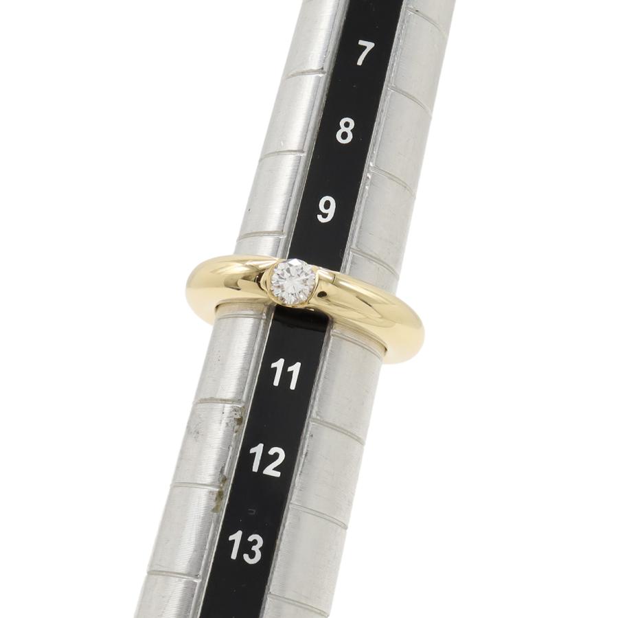 Cartier カルティエ エリプス ダイヤモンド リング 指輪 K18YG イエローゴールド 1PD D0.25ct #50 日本サイズ約10号 | Cartier | 04