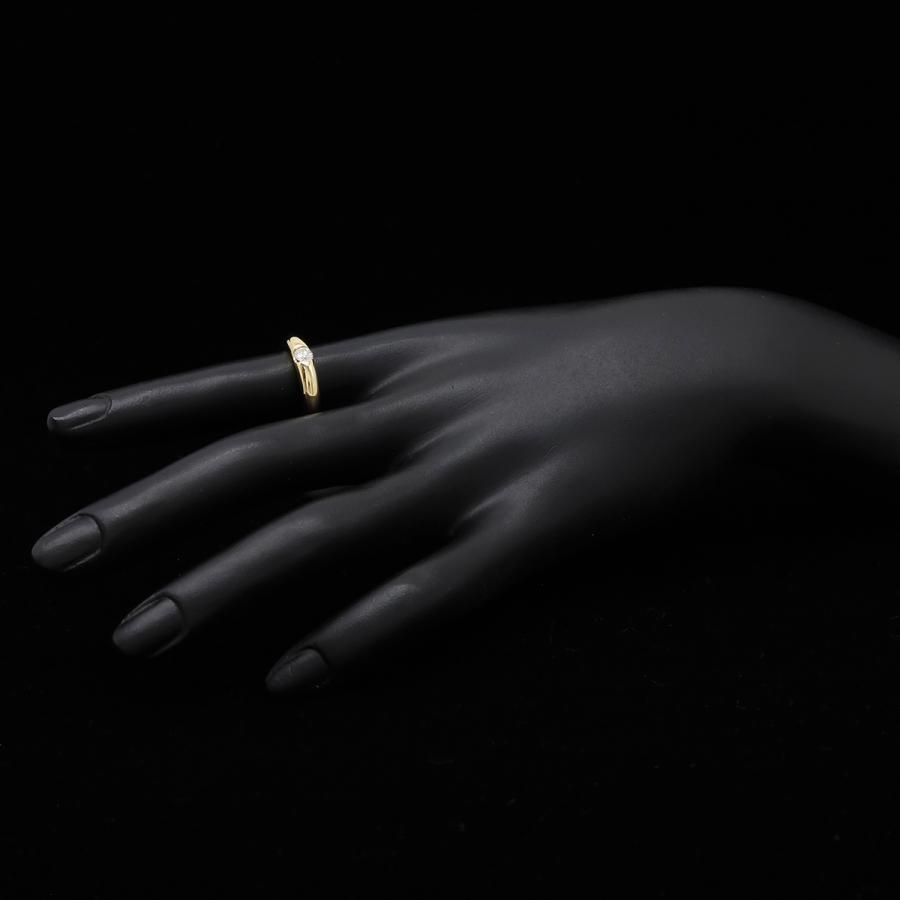 Cartier カルティエ エリプス ダイヤモンド リング 指輪 K18YG イエローゴールド 1PD D0.25ct #50 日本サイズ約10号 | Cartier | 05