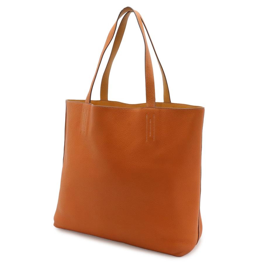 HERMES エルメス ドゥブルセンス45 ドゥブルサンス トートバッグ リバーシブル トリヨンクレマンス レザー ブラック トフィ | HERMES | 01