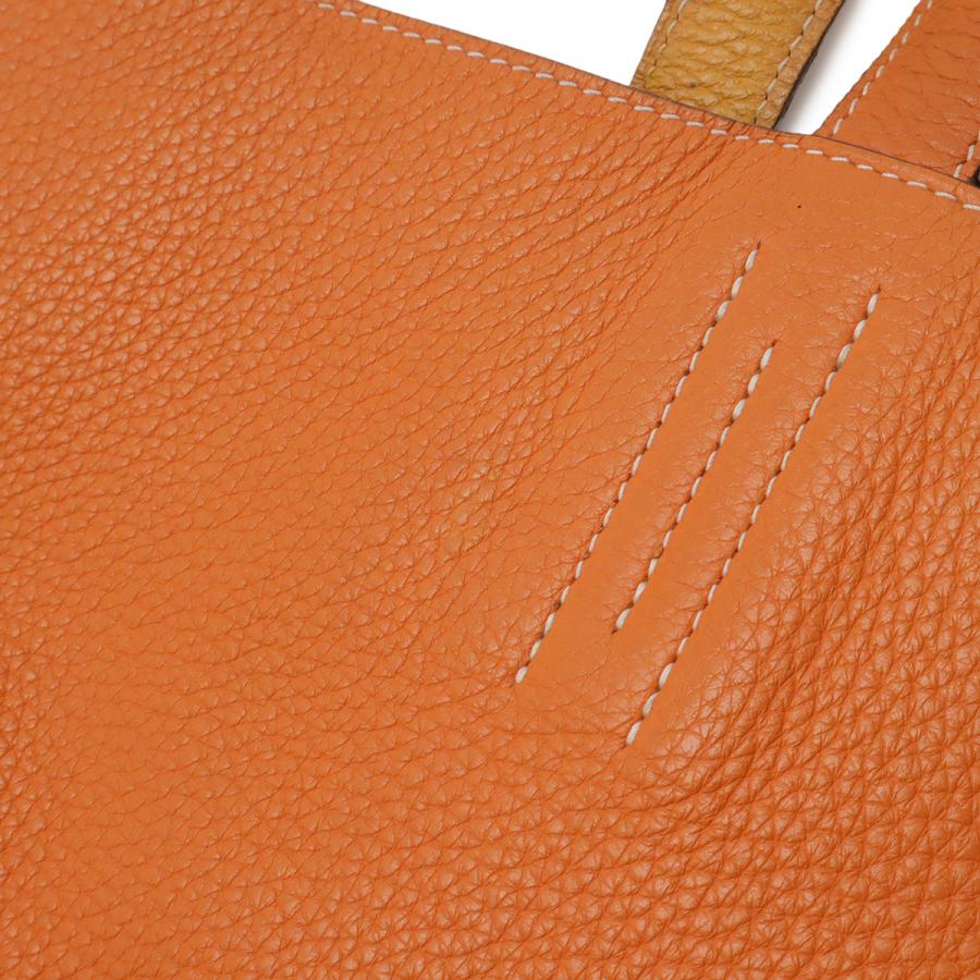 HERMES エルメス ドゥブルセンス45 ドゥブルサンス トートバッグ リバーシブル トリヨンクレマンス レザー ブラック トフィ | HERMES | 04