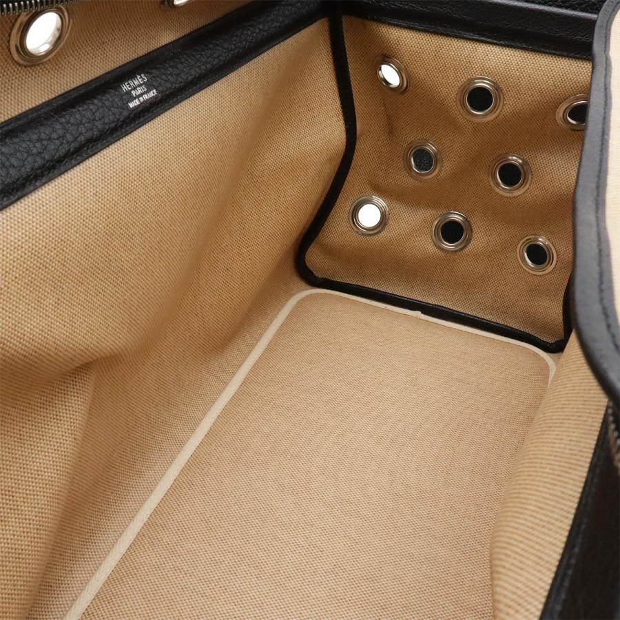 HERMES エルメス サックドトランスポールプールシアン 犬用キャリー ドッグキャリー キャリーバッグ トワルアッシュ レザー ベージュ | HERMES | 07