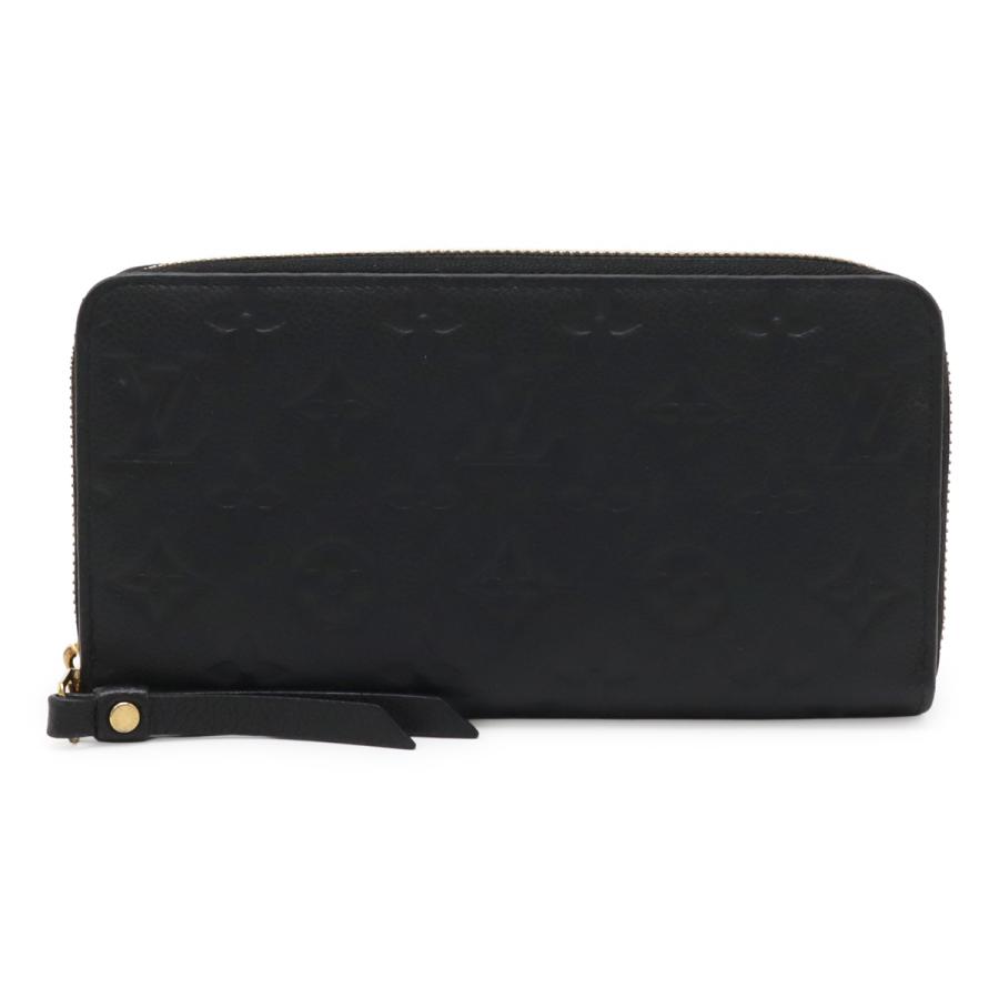 LOUIS VUITTON ルイ ヴィトン モノグラムアンプラント ジッピーウォレット ラウンドファスナー 長財布 レザー ノワール 黒 ブラック | LOUIS VUITTON