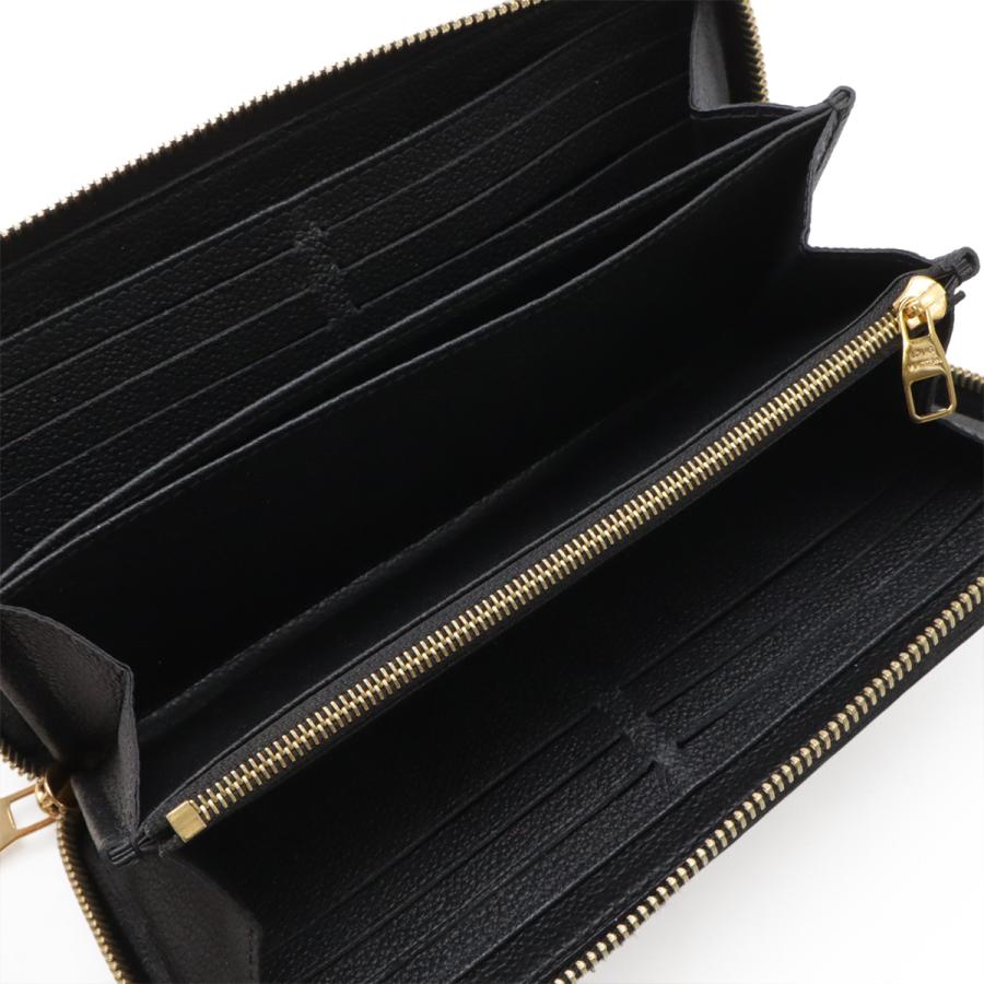 LOUIS VUITTON ルイ ヴィトン モノグラムアンプラント ジッピーウォレット ラウンドファスナー 長財布 レザー ノワール 黒 ブラック | LOUIS VUITTON | 04