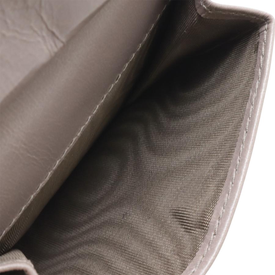 PRADA プラダ トライアングルロゴ 2つ折財布 二つ折り財布 ソフトルックスレザー PELTRO グレー シルバー金具 2M0738 | PRADA | 07