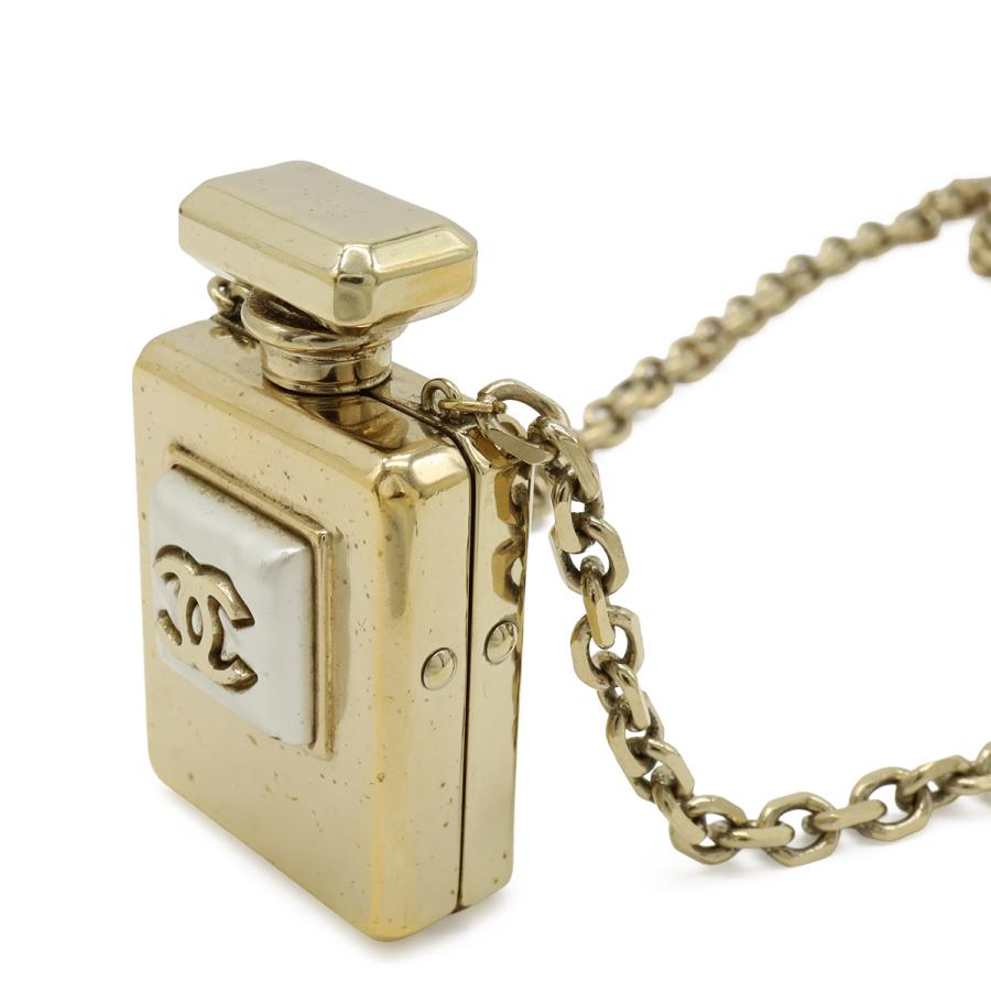 CHANEL シャネル ココマーク 香水 モチーフ チェーン ネックレス ペンダント ロケットネックレス GP ゴールド B22S | CHANEL | 02