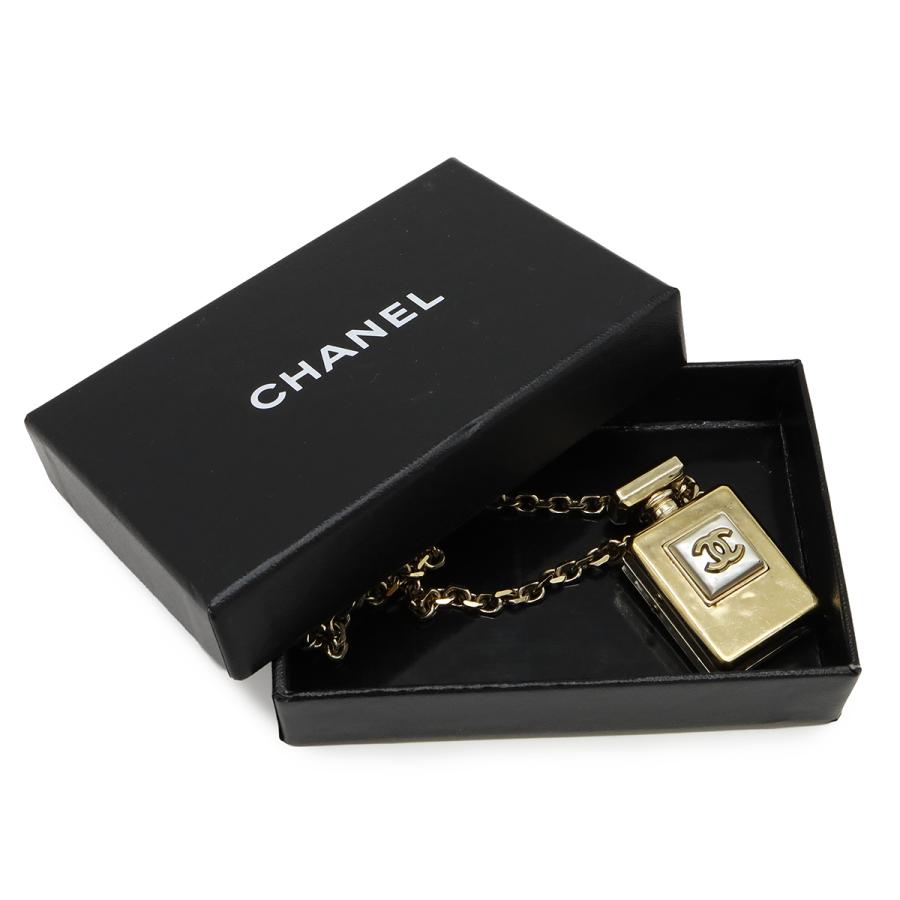 CHANEL シャネル ココマーク 香水 モチーフ チェーン ネックレス ペンダント ロケットネックレス GP ゴールド B22S | CHANEL | 07