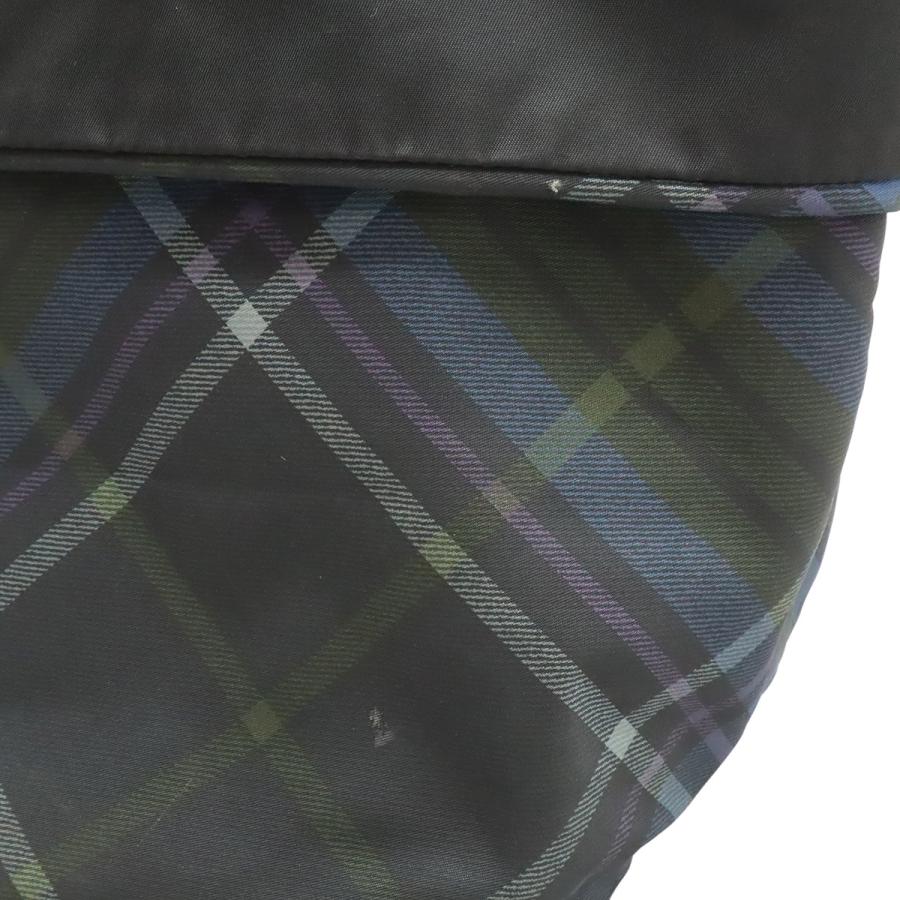 PRADA プラダ トートバッグ 2WAY ショルダーバッグ リバーシブル チェック ナイロン ブラック 黒 ブルー系マルチカラー BR4521 | PRADA | 08