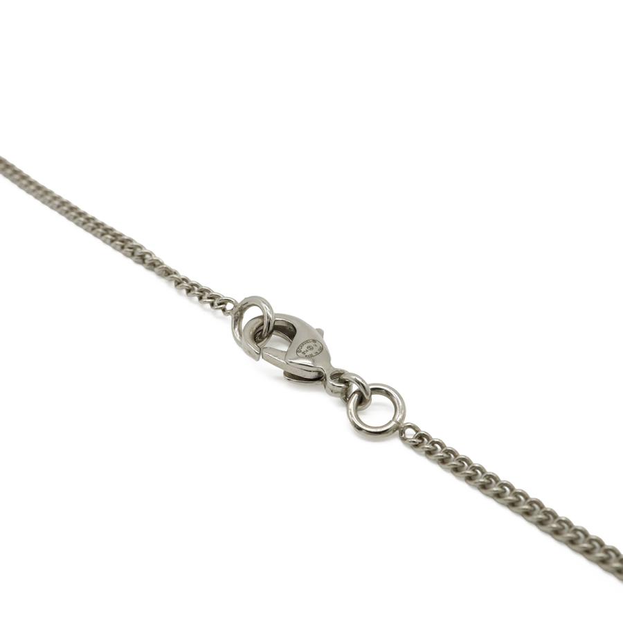CHANEL シャネル ココマーク フェイクパール ネックレス ペンダント メタル ラインストーン シルバー アイボリー B14V | CHANEL | 04