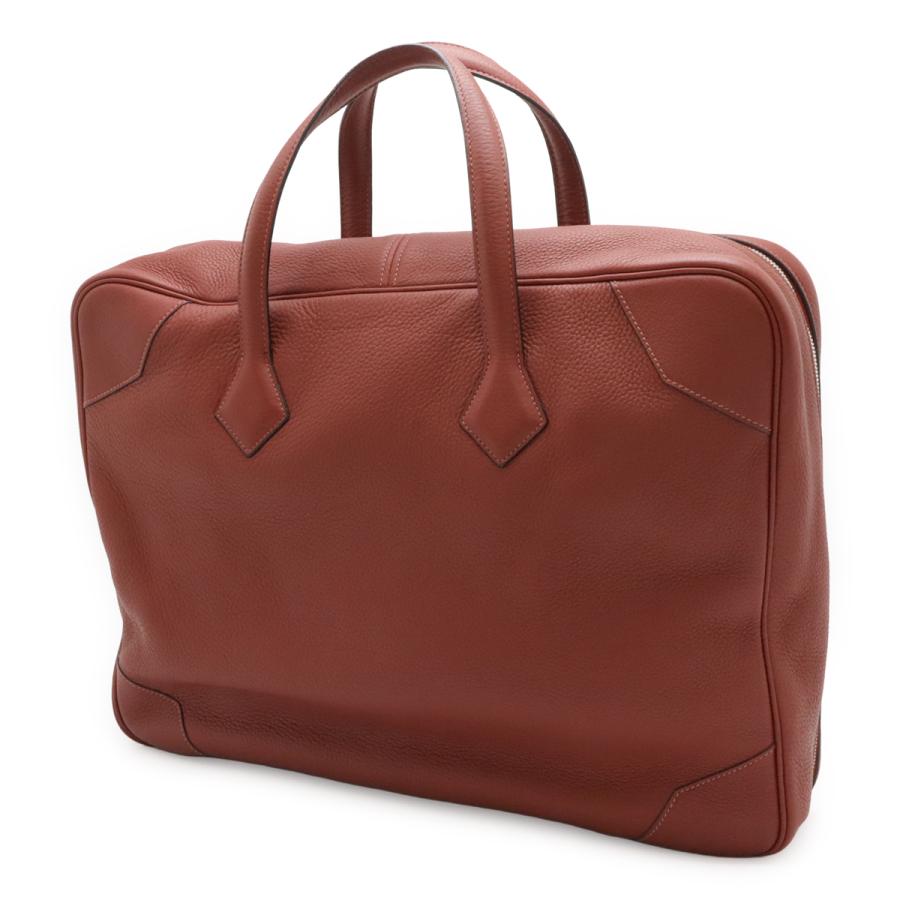 HERMES エルメス ヴィクトリア45 ボストンバッグ 旅行カバン トラベルバッグ トリヨンクレマンス レザー ルージュアッシュ ボルドー系 | HERMES | 01