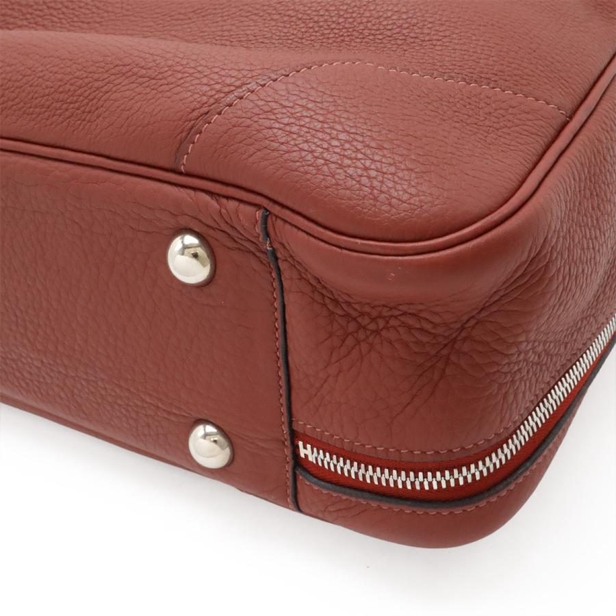 HERMES エルメス ヴィクトリア45 ボストンバッグ 旅行カバン トラベルバッグ トリヨンクレマンス レザー ルージュアッシュ ボルドー系 | HERMES | 02