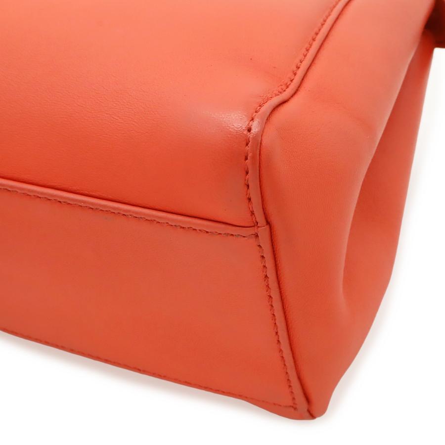 FENDI フェンディ ミニ ピーカブー ハンドバッグ ミニバッグ 2WAY ショルダーバッグ 斜め掛け レザー コーラルピンク系 ゴールド金具 | FENDI | 02