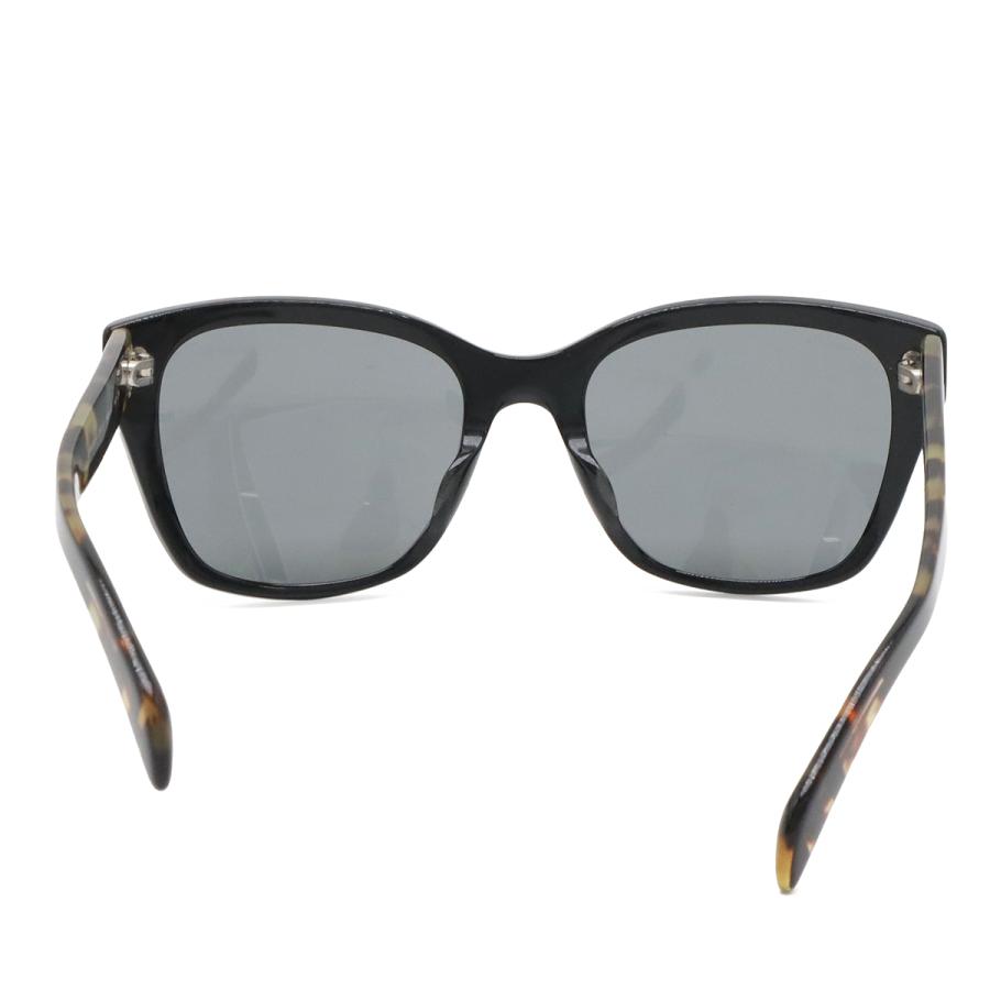 PRADA プラダ サングラス アイウェア ウェリントン スクエアシェイプ スモークレンズ ブラック 黒 デミブラウン 56□20 SPR09S-F | PRADA | 02