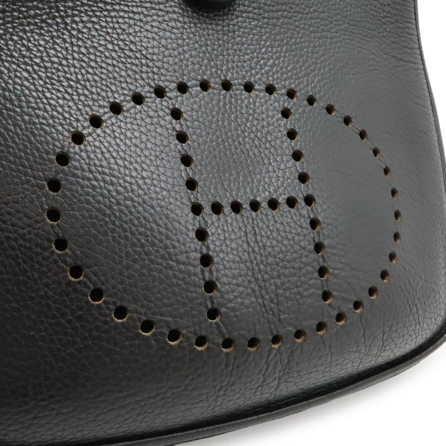 HERMES エルメス エヴリン エブリンI エブリン1 GM ショルダーバッグ トリヨンクレマンス ブラック 黒 シルバー金具 □I刻印 | HERMES | 05