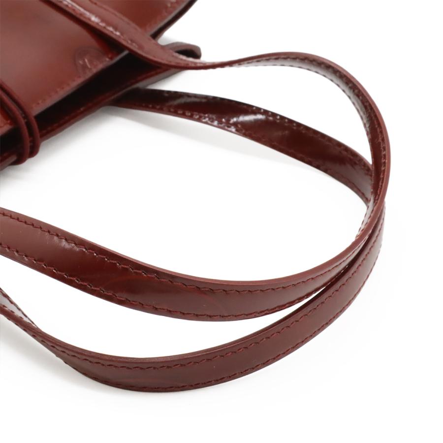 Cartier カルティエ ハッピーバースデー ハッピーバースデイ ハンドバッグ トートバッグ エナメル パテントレザー ボルドー L1000547 | Cartier | 03