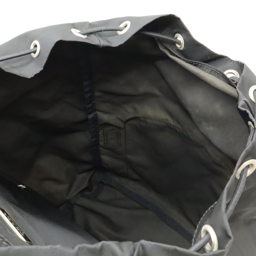 PRADA プラダ トライアングルロゴ リュックサック バックパック デイパック ナイロン NERO ブラック 黒 シルバー金具 V135 | PRADA | 06