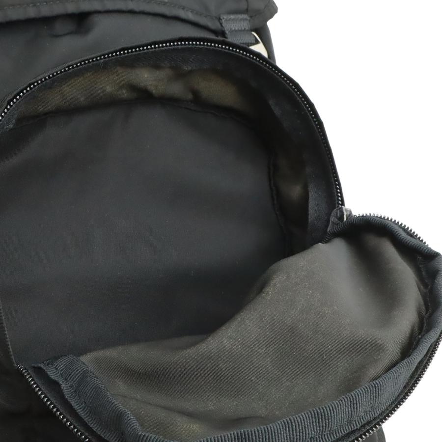 PRADA プラダ トライアングルロゴ リュックサック バックパック デイパック ナイロン NERO ブラック 黒 シルバー金具 V135 | PRADA | 08