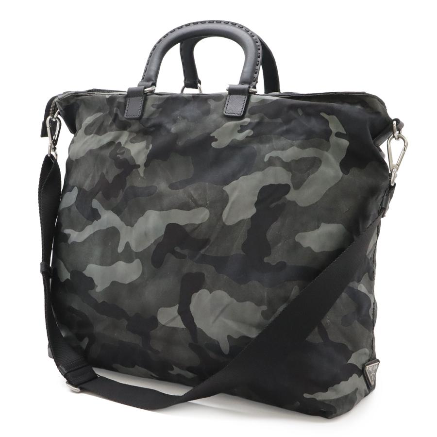 PRADA プラダ トートバッグ ラージトート 2WAY ショルダーバッグ ドラゴン 龍 カモフラージュ 迷彩柄 ナイロン FUMO | PRADA | 01