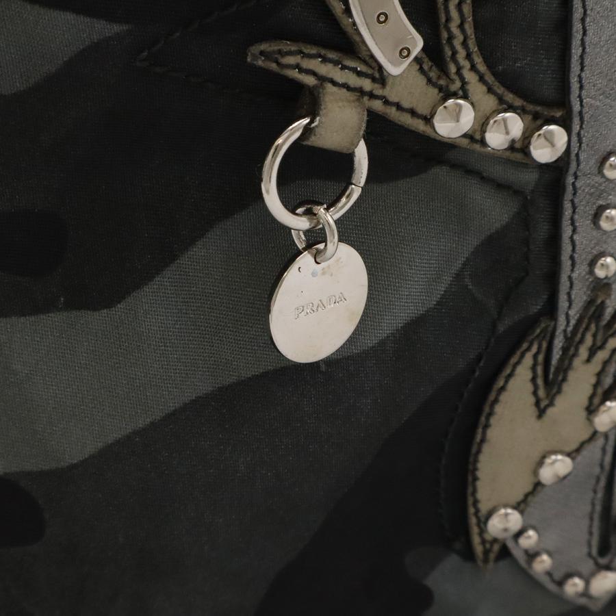 PRADA プラダ トートバッグ ラージトート 2WAY ショルダーバッグ ドラゴン 龍 カモフラージュ 迷彩柄 ナイロン FUMO | PRADA | 04