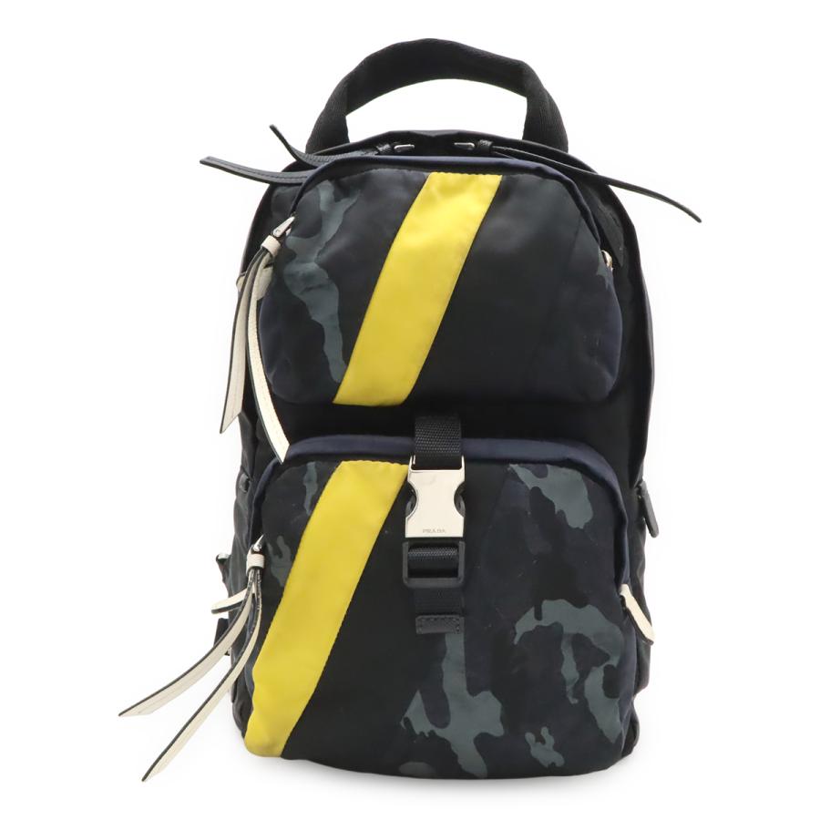 PRADA プラダ ボディバッグ ショルダーバッグ ワンショルダーバッグ カモフラージュ 迷彩柄 ナイロン NERO ブラック イエロー | PRADA