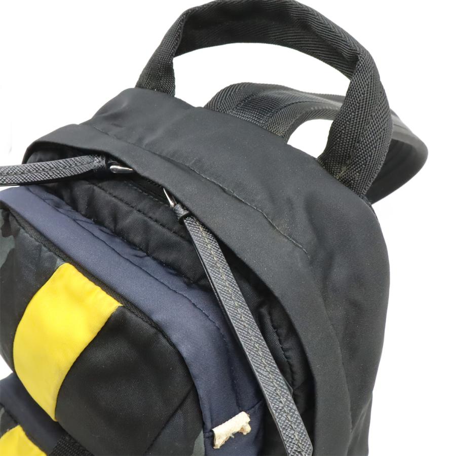 PRADA プラダ ボディバッグ ショルダーバッグ ワンショルダーバッグ カモフラージュ 迷彩柄 ナイロン NERO ブラック イエロー | PRADA | 05