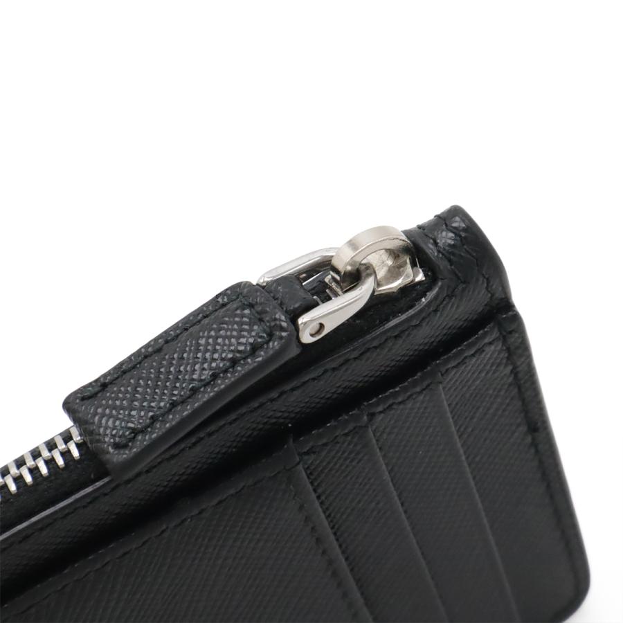 PRADA プラダ SAFFIANO トライアングルロゴ カードケース 名刺入れ パスケース コインケース 小銭入れ レザー NERO ブラック | PRADA | 05