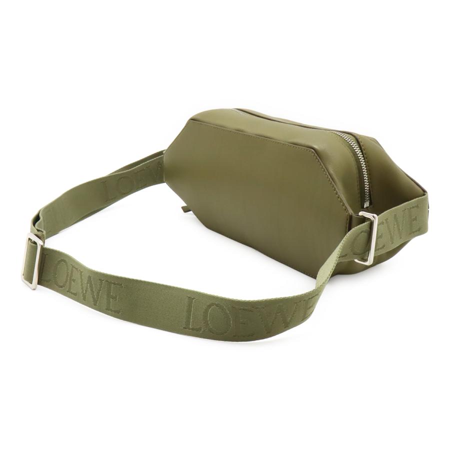 LOEWE ロエベ コンバーチブル スリング ボディバッグ ショルダーバッグ レザー カーキグリーン シルバー金具 B777NCNX01 | LOEWE | 01