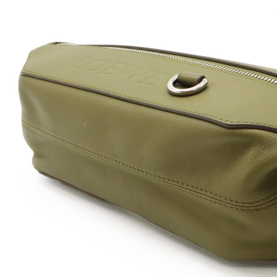 LOEWE ロエベ コンバーチブル スリング ボディバッグ ショルダーバッグ レザー カーキグリーン シルバー金具 B777NCNX01 | LOEWE | 02