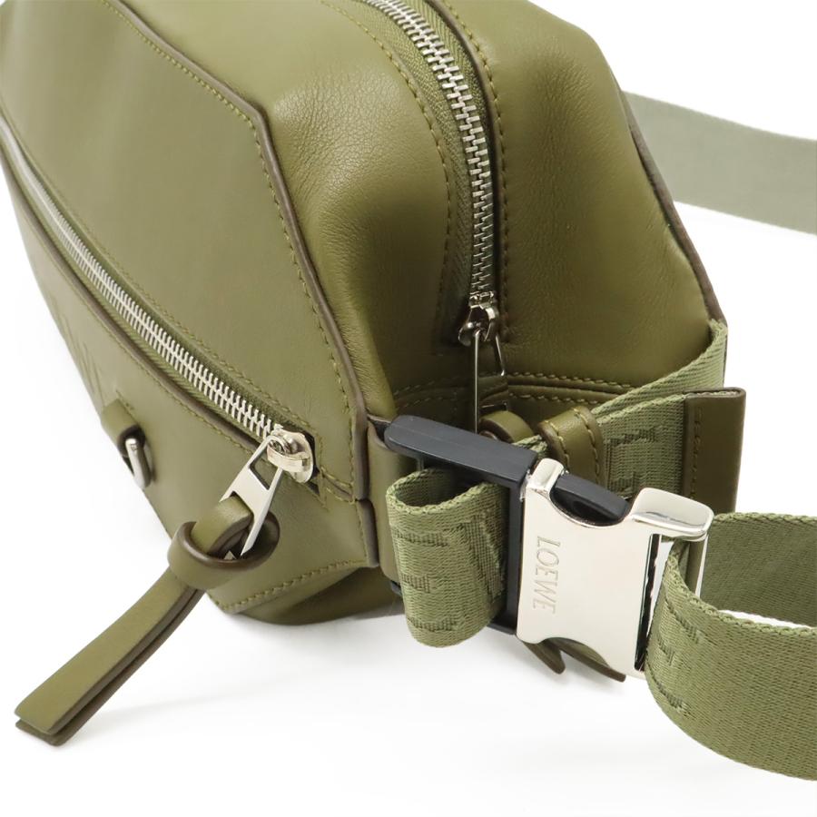 LOEWE ロエベ コンバーチブル スリング ボディバッグ ショルダーバッグ レザー カーキグリーン シルバー金具 B777NCNX01 | LOEWE | 03