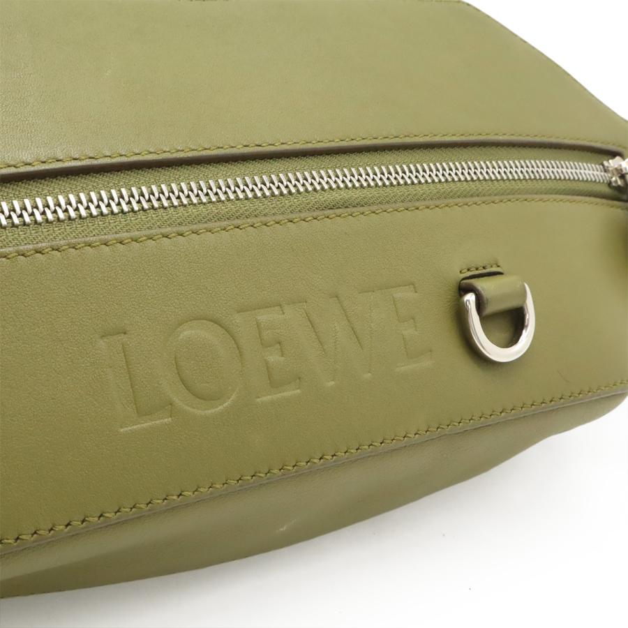 LOEWE ロエベ コンバーチブル スリング ボディバッグ ショルダーバッグ レザー カーキグリーン シルバー金具 B777NCNX01 | LOEWE | 07