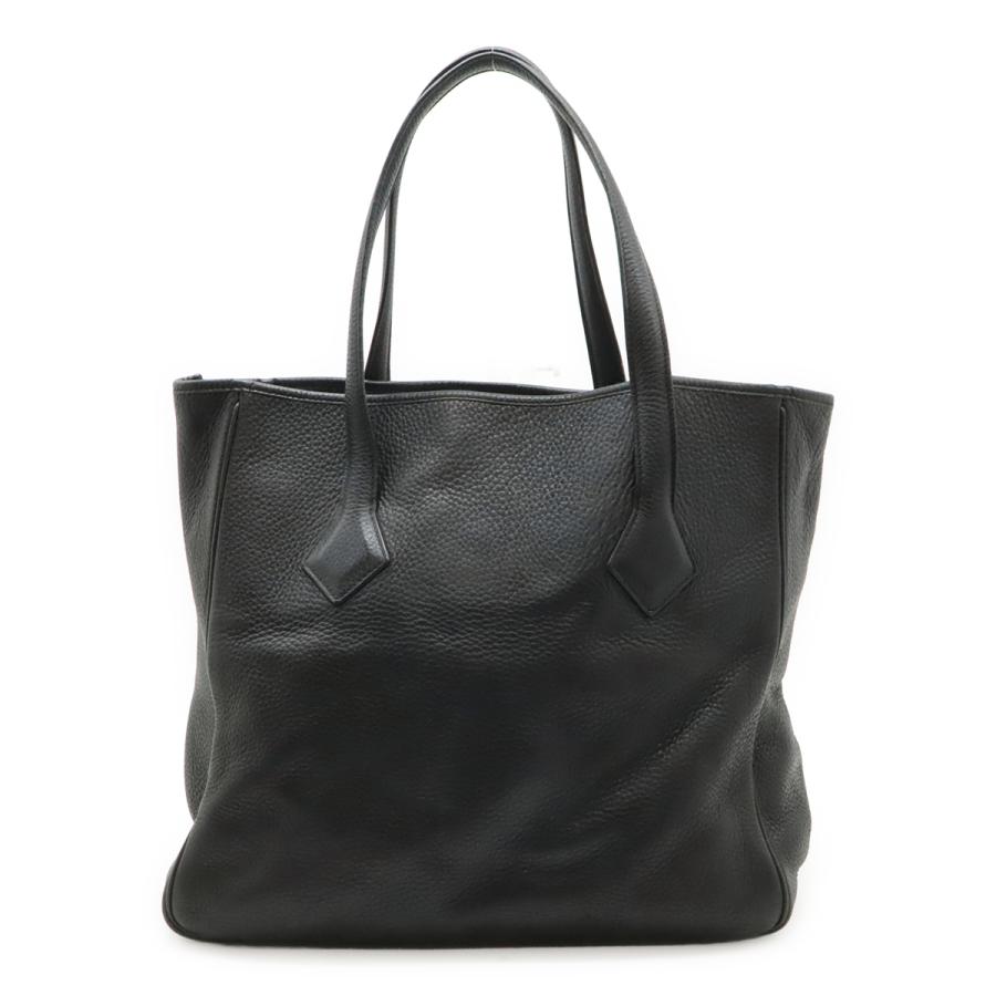HERMES エルメス ヴィクトリア カバス32 トートバッグ ショルダーバッグ セミショルダー トリヨンクレマンス レザー ノワール ブラック | HERMES