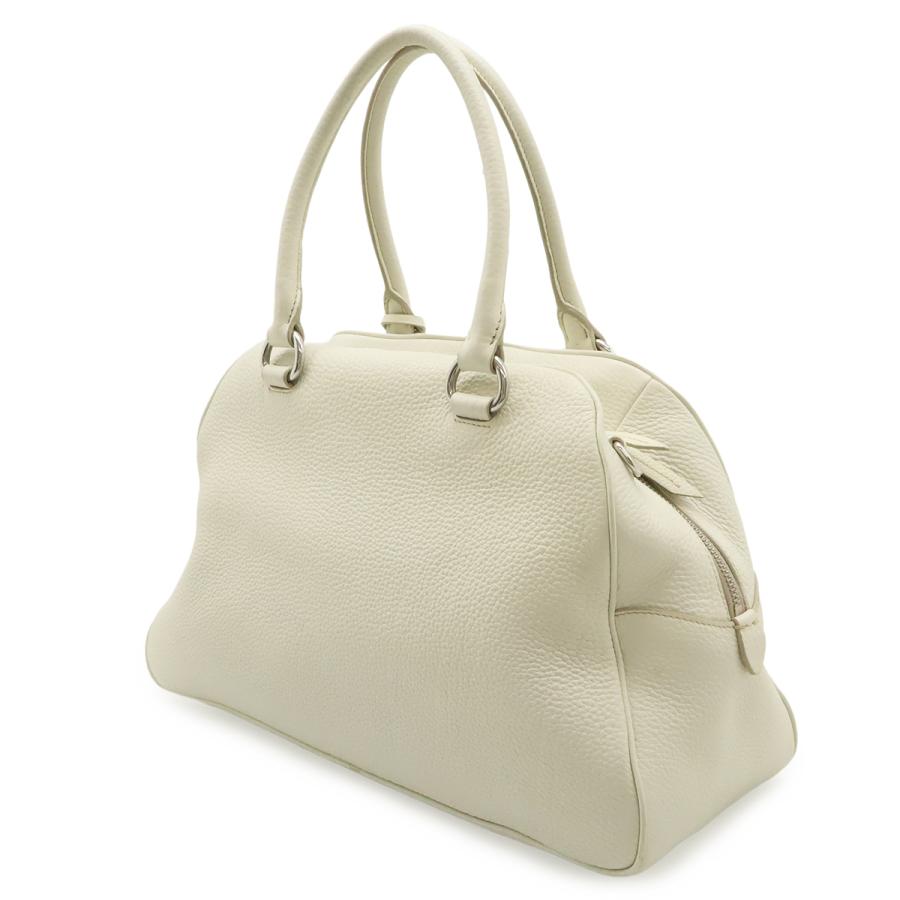 PRADA プラダ VITELLO PHENIX ヴィッテロフェニックス ハンドバッグ レザー ホワイト 白 シルバー金具 ショルダーストラップ欠品 1BB054 | PRADA | 01